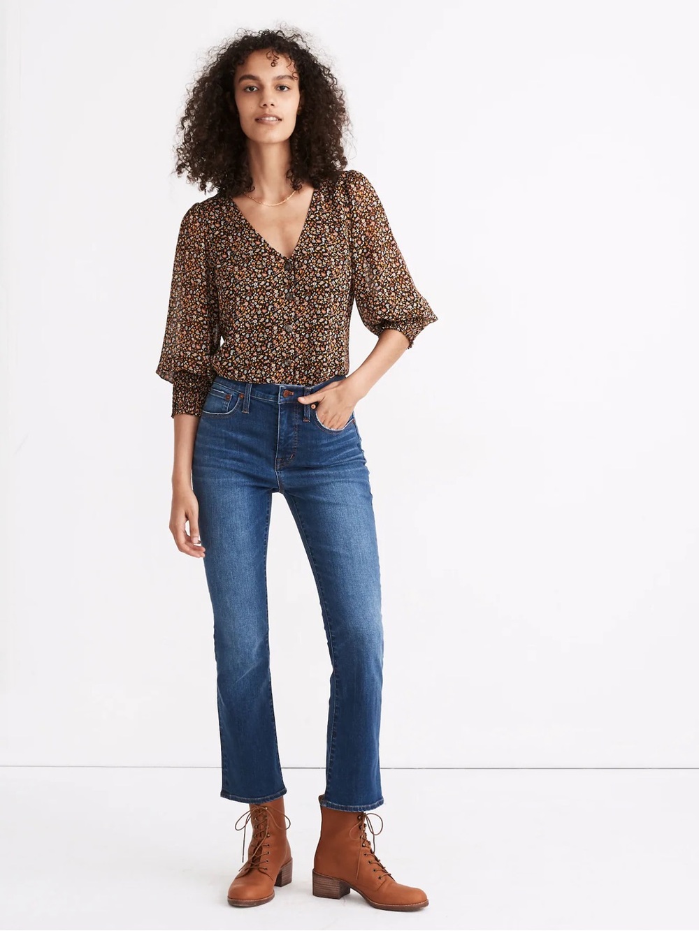 Madewell Cali Denim Boot Jeans Size 27